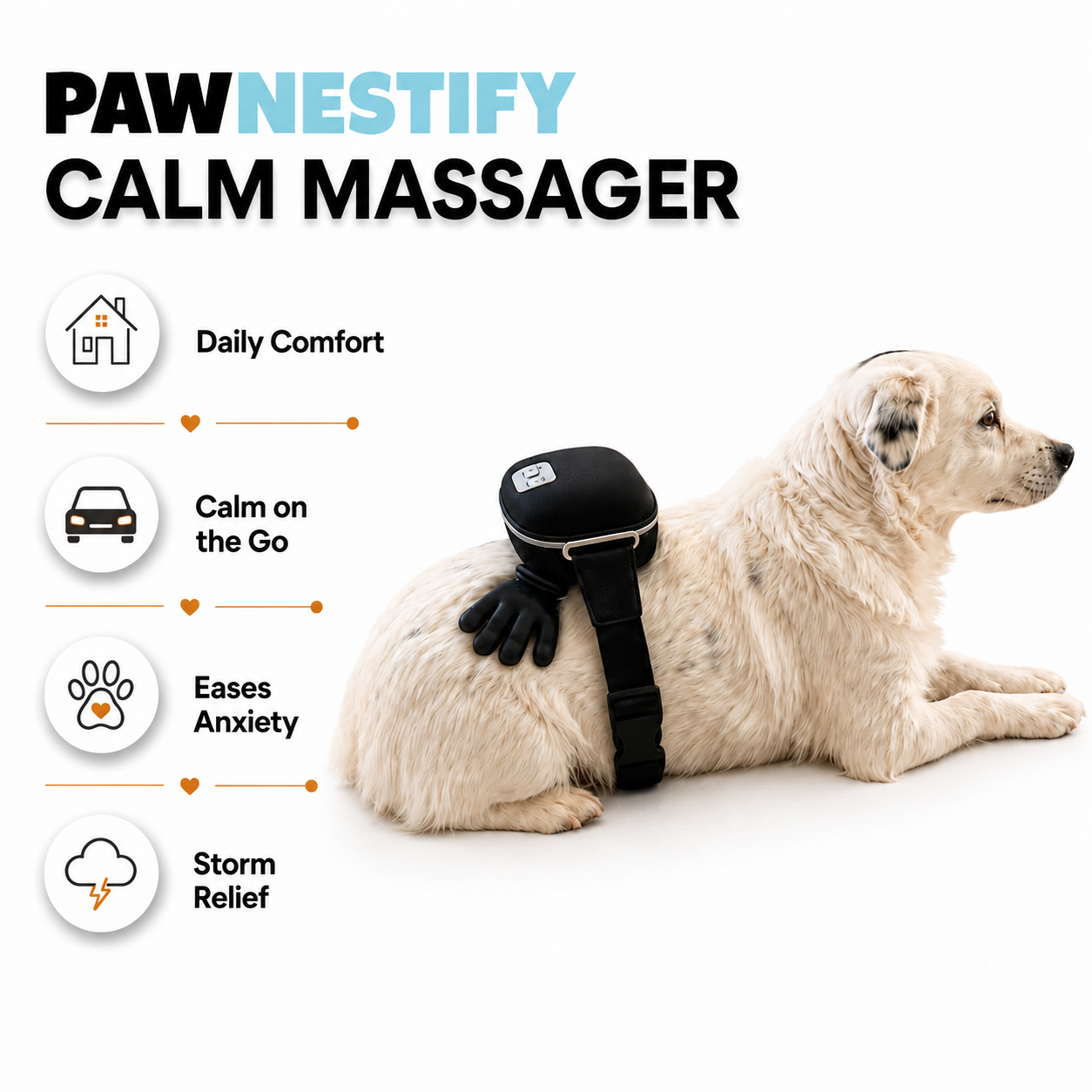 PawNestify™ - Dog Calming Massager