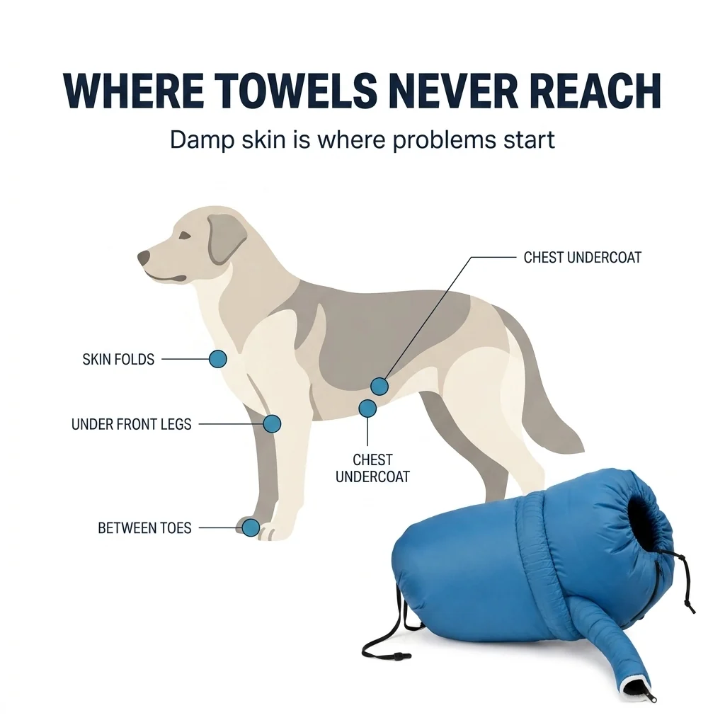 PawNestify™ - Dog Drying Bag